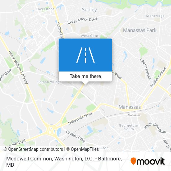 Mcdowell Common map