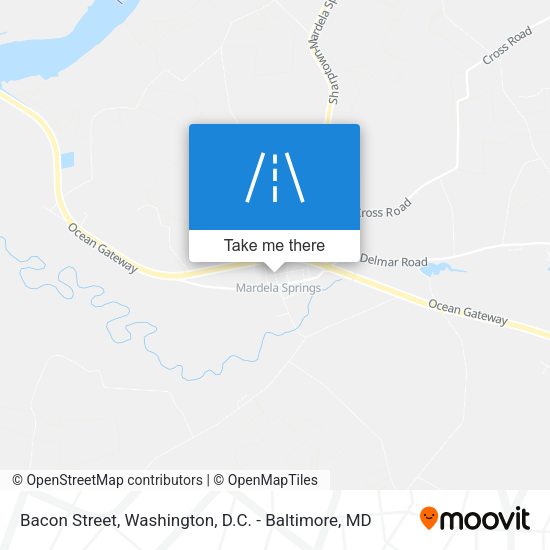 Mapa de Bacon Street