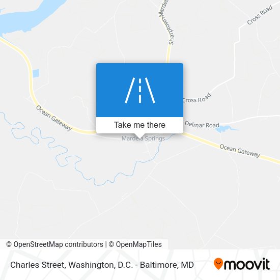 Charles Street map