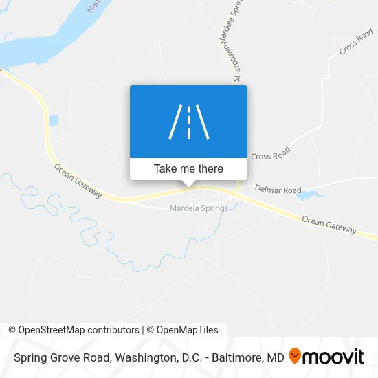 Spring Grove Road map