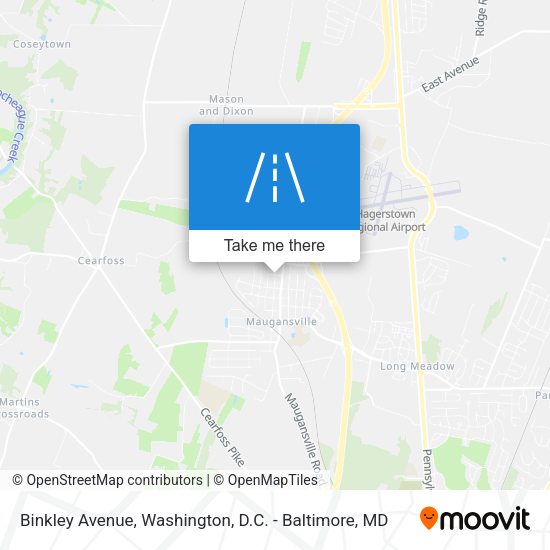 Binkley Avenue map