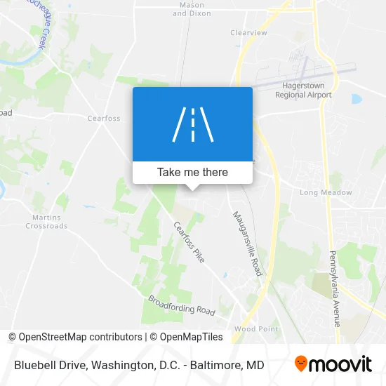 Bluebell Drive map