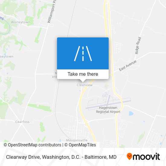 Mapa de Clearway Drive