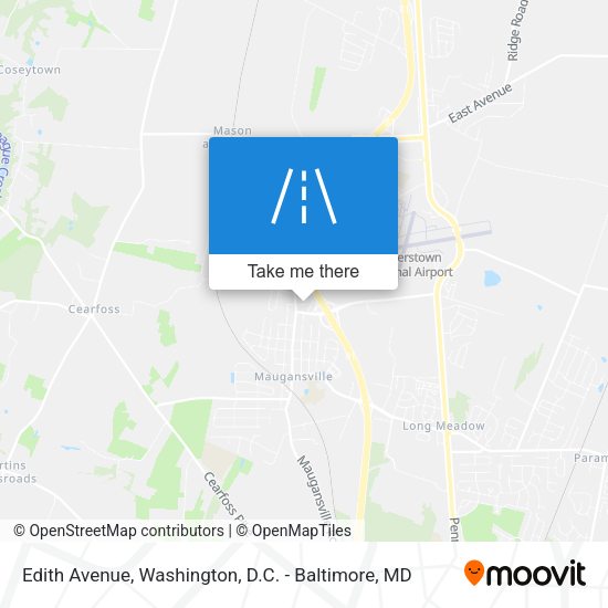 Mapa de Edith Avenue