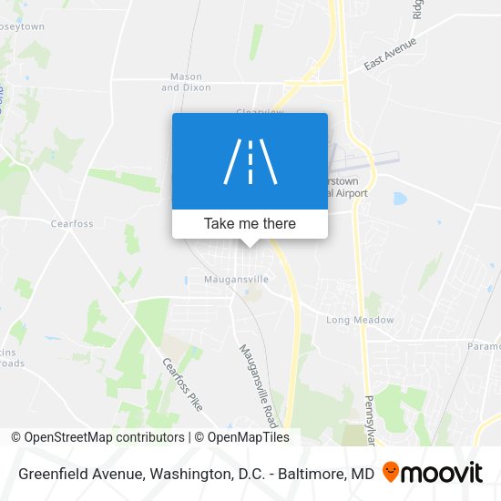 Greenfield Avenue map