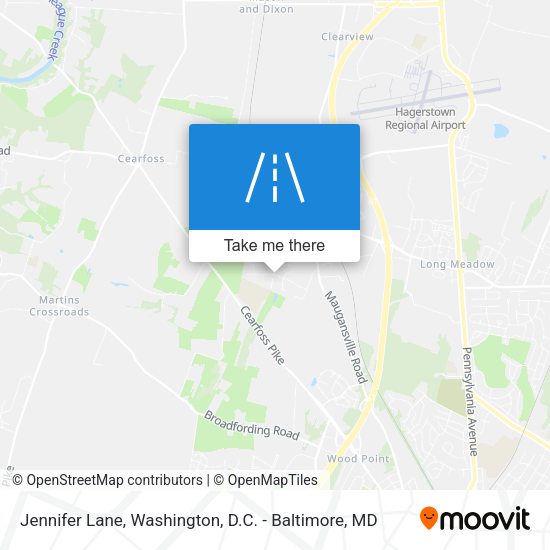 Mapa de Jennifer Lane