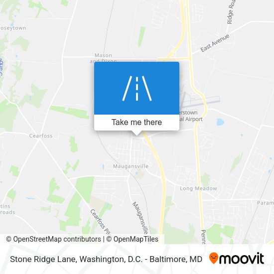 Stone Ridge Lane map