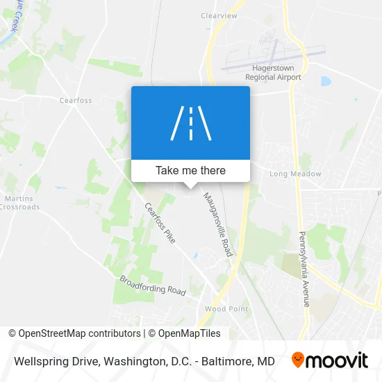 Wellspring Drive map