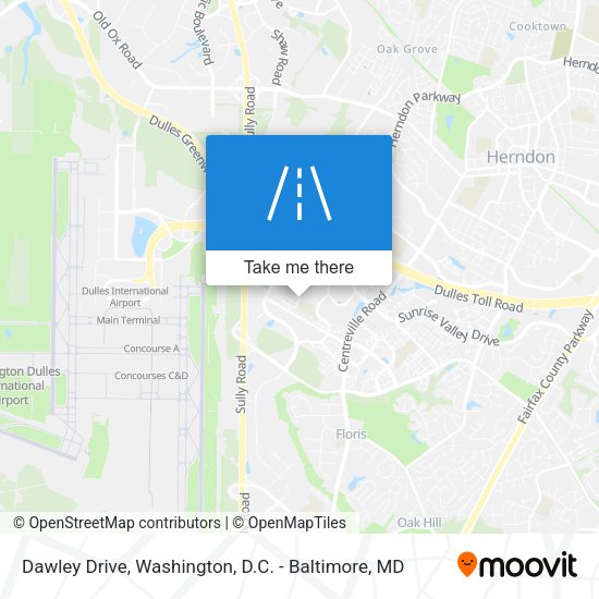 Dawley Drive map