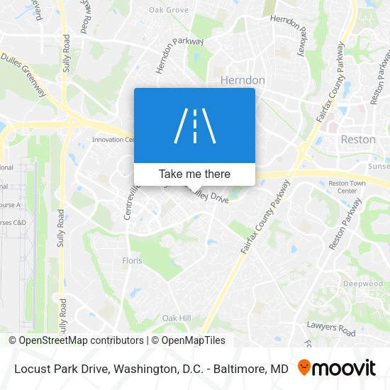 Locust Park Drive map