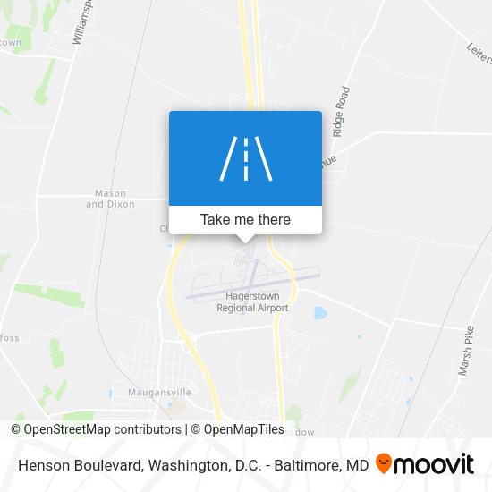 Henson Boulevard map