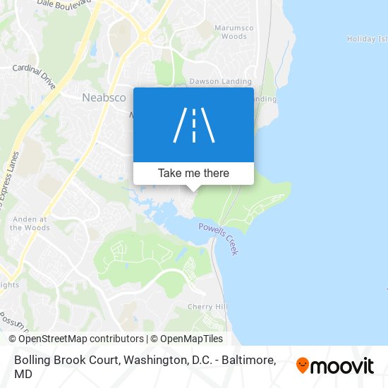 Bolling Brook Court map