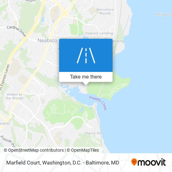 Marfield Court map