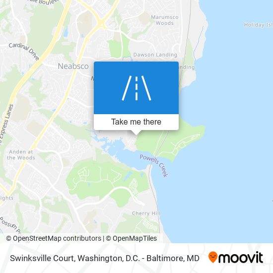 Mapa de Swinksville Court