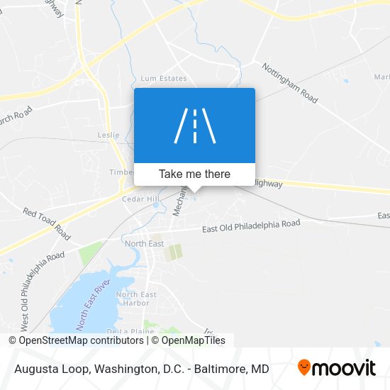 Augusta Loop map