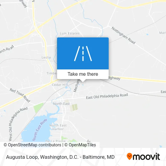Augusta Loop map
