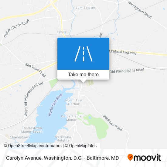 Carolyn Avenue map