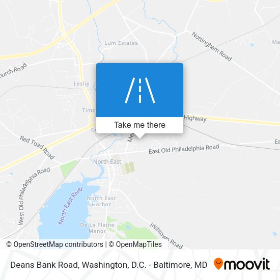 Mapa de Deans Bank Road