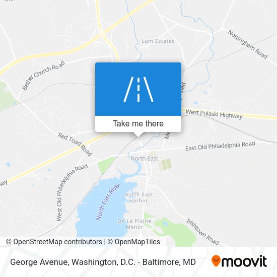 George Avenue map
