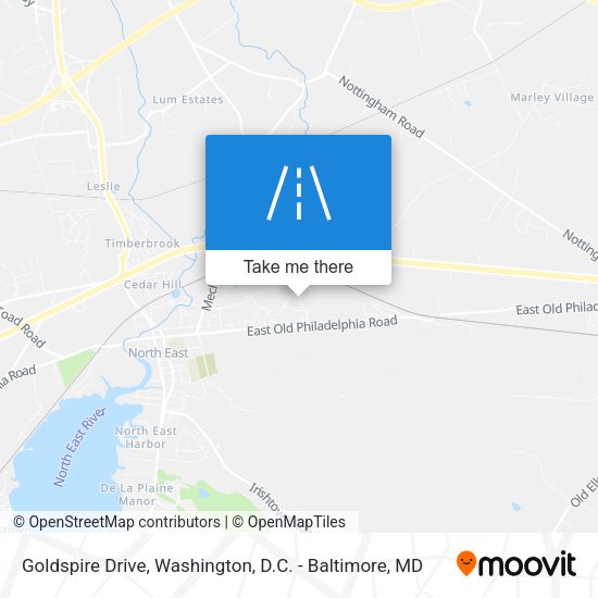 Goldspire Drive map