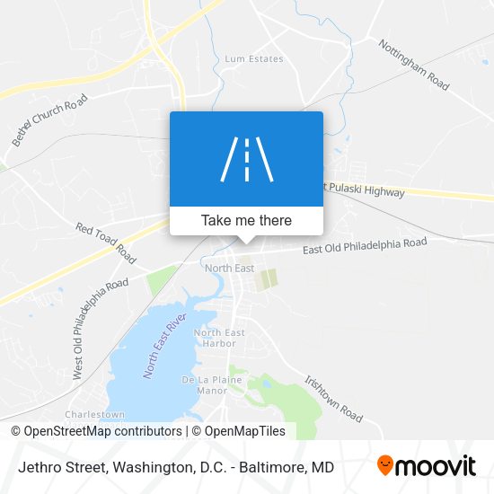 Jethro Street map