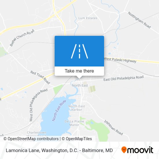 Lamonica Lane map