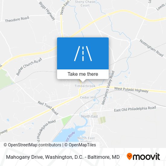 Mahogany Drive map
