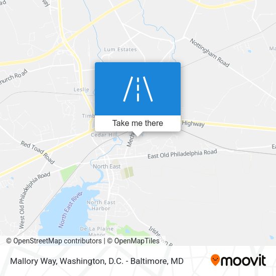 Mallory Way map