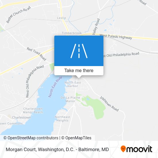 Morgan Court map