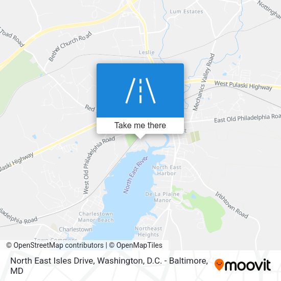 North East Isles Drive map