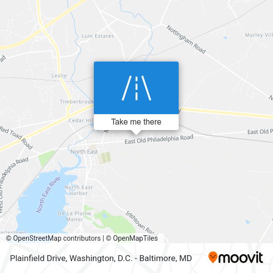 Mapa de Plainfield Drive