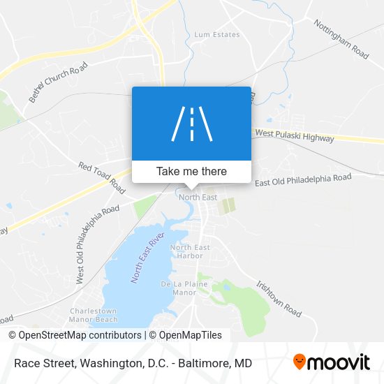 Mapa de Race Street
