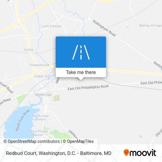 Redbud Court map