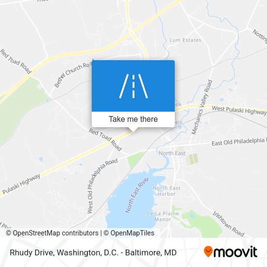 Rhudy Drive map