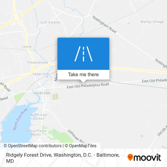 Ridgely Forest Drive map