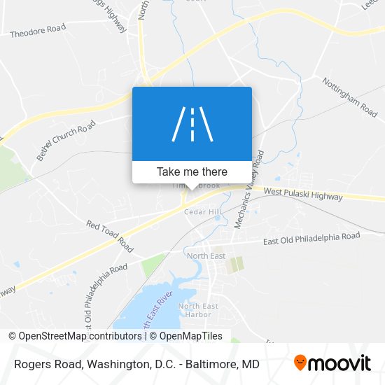 Mapa de Rogers Road