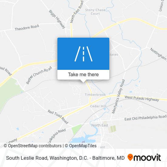 Mapa de South Leslie Road