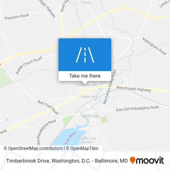 Timberbrook Drive map