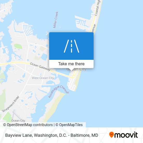 Bayview Lane map