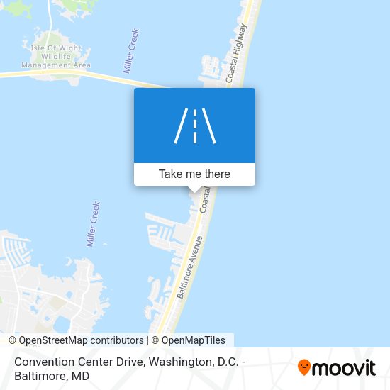 Convention Center Drive map