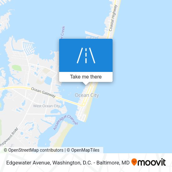 Edgewater Avenue map