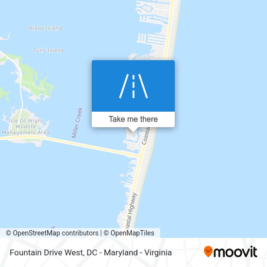 Fountain Drive West map