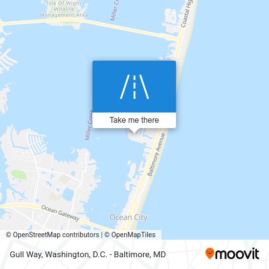 Gull Way map