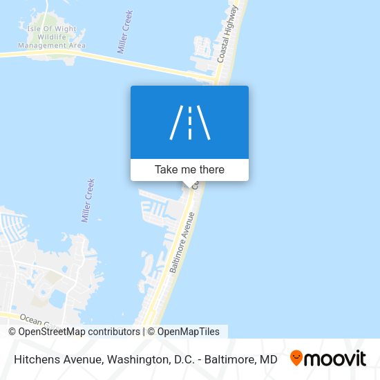 Mapa de Hitchens Avenue