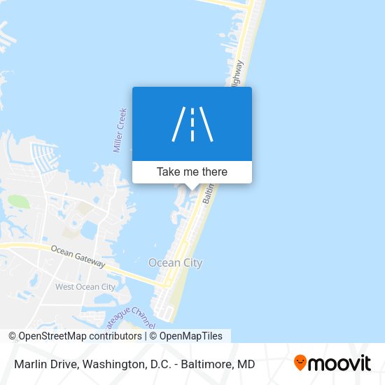 Marlin Drive map