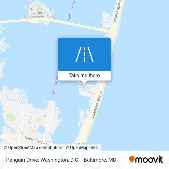 Penguin Drive map