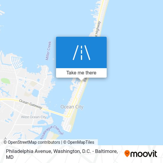 Philadelphia Avenue map