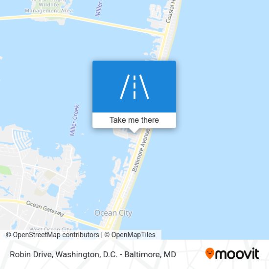 Robin Drive map