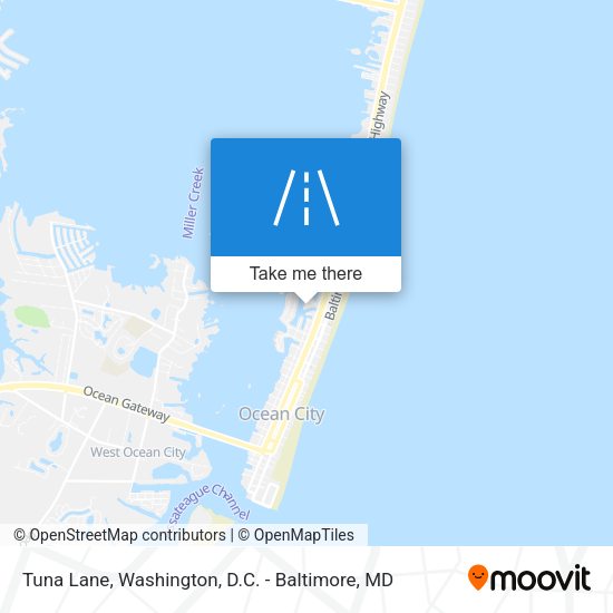 Tuna Lane map