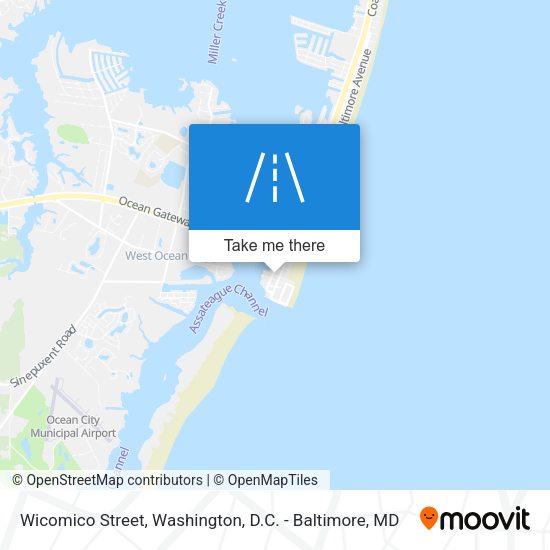 Mapa de Wicomico Street